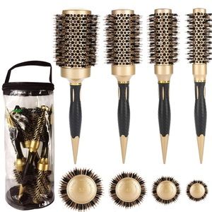 Aozzy Round Brush Set for Blow Drying, Professional Hair Styling Brush,